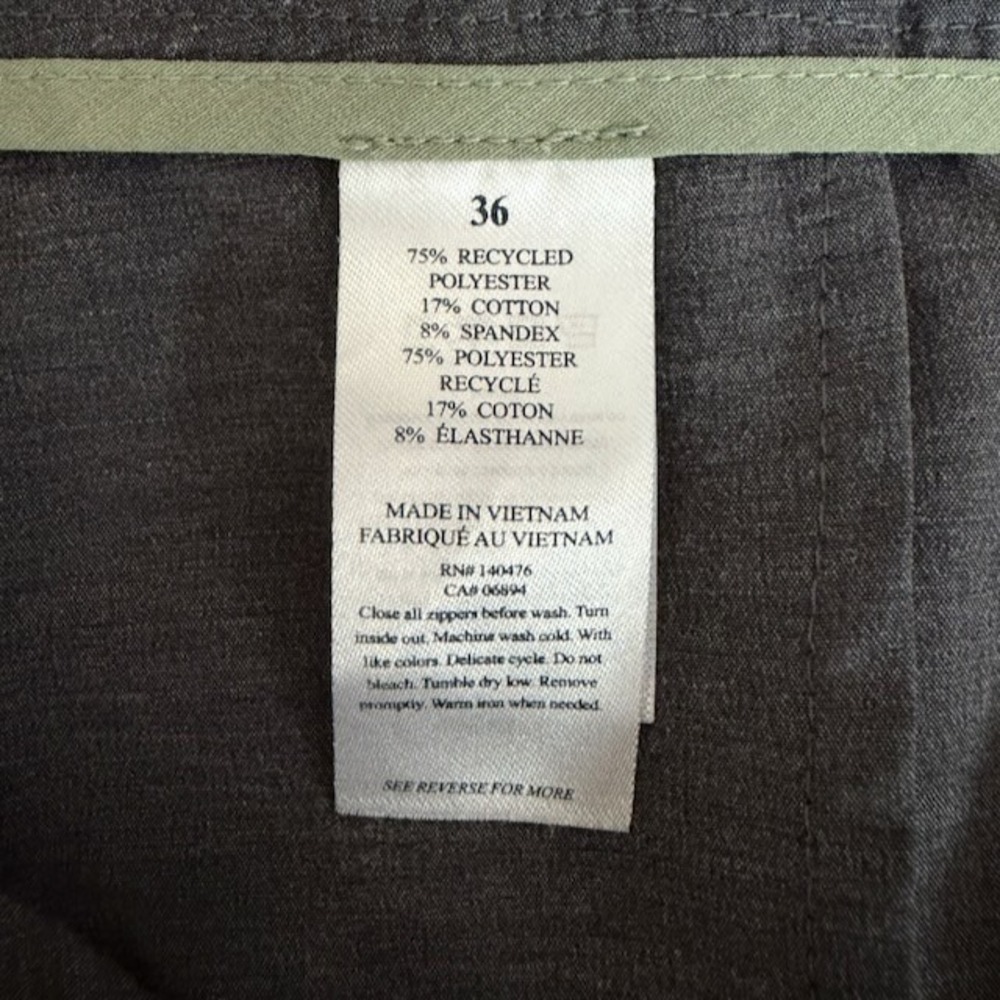 FAHERTY Mens All Day Shorts Size 36 Performance Golf Casual Stretch Lightweight - Picture 8 of 11